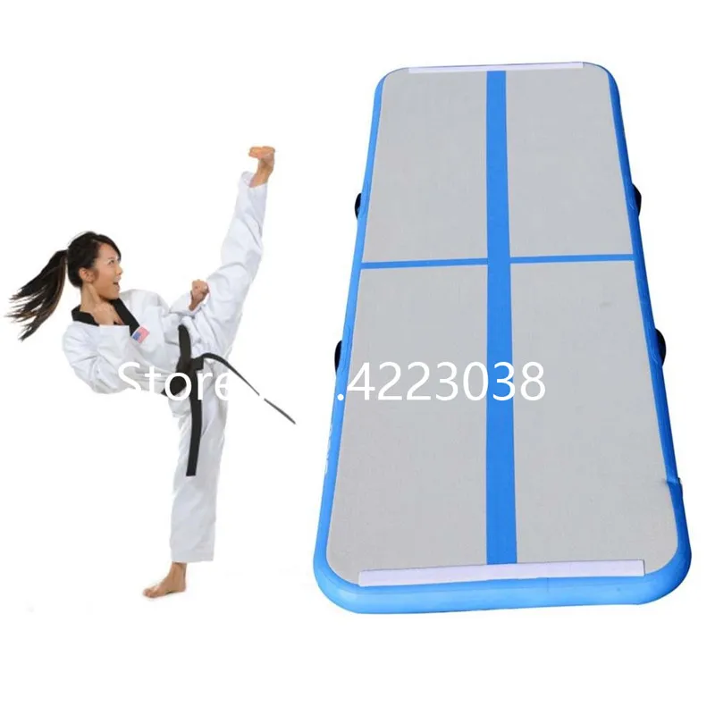 

Free Shipping inflatable air track tumbling mat 3x1x0.2m gymnastics taekwondo inflatable air mat yoga mat for kids Free a Pump