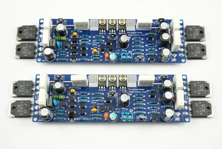 

L12-2 120W*2 2.0 channel CLASS AB FT70M + 2SA1186 2SC2837 tube AMPLIFIER board