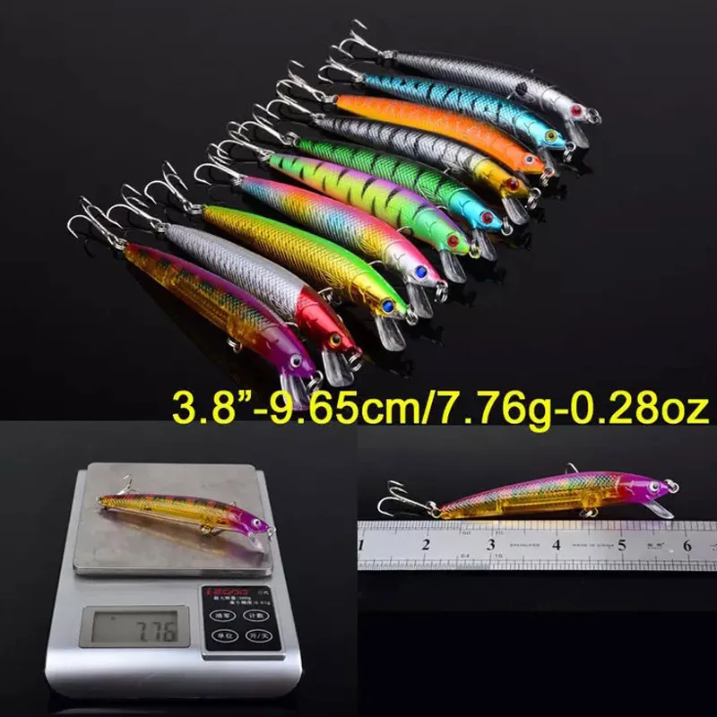 20 pcs / set minnow mixed Fly Fishing lure set artificial Hard bait Realistic bait Carp fishing tackle Pesca wholesale