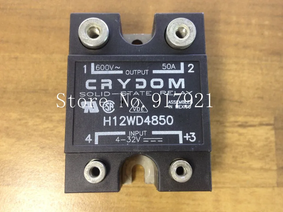 [ZOB] The original American Crydom up to H12WD4850 import 50A solid state relay 600V 3-32V  --2pcs/lot