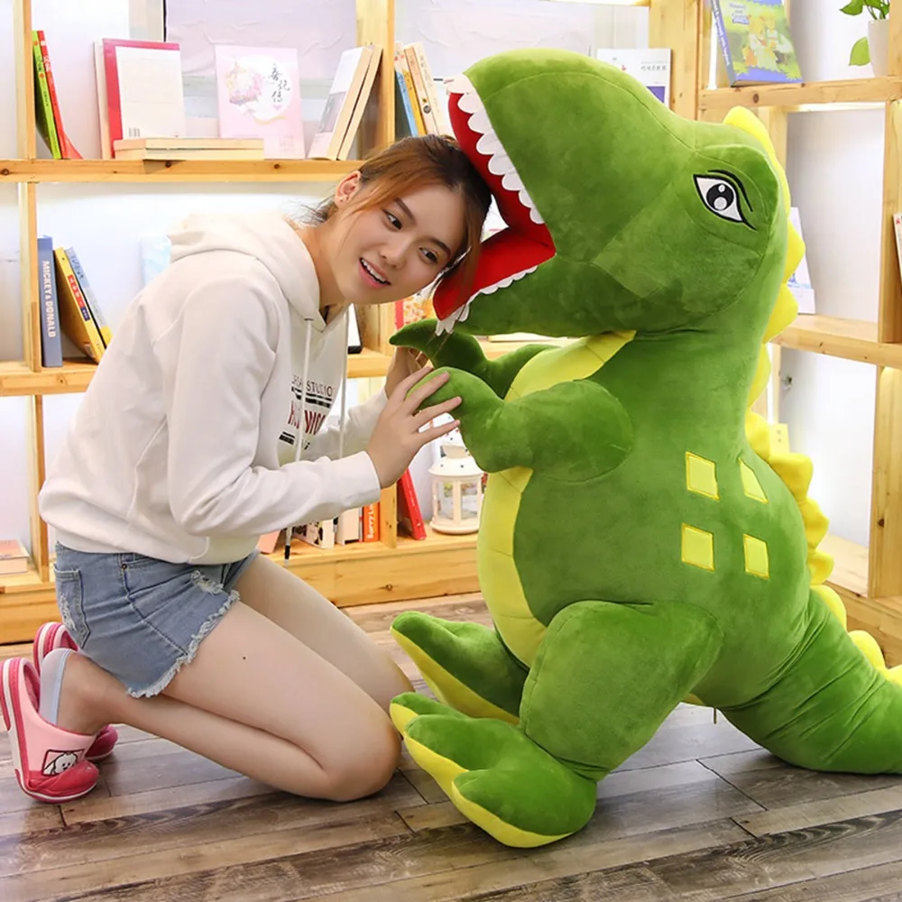 

Miaoowa 1pc 60cm New Dinosaur Plush Toys Cartoon Tyrannosaurus Cute Stuffed Toy Dolls for Kids Children Boys Christmas Gift