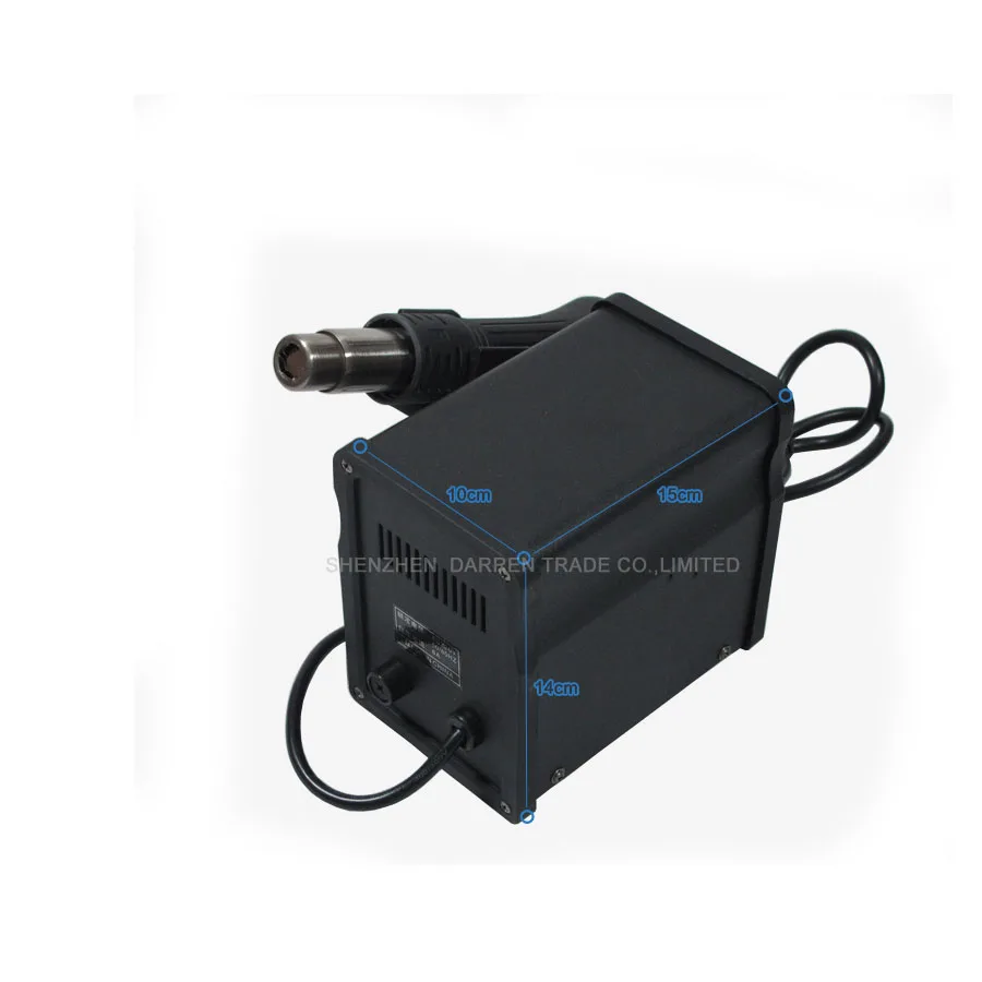 898D  Welding Soldering Iron Heat Hot air Gun with English Manual Soldering Station Welder