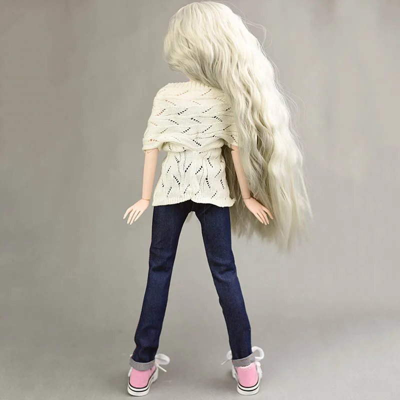 Blue Jeans Pants for 1/4 doll / Long Pants Outfits Trousers Clothes For 1/4 BJD SD Xinyi 40-50CM Doll 1:4 Doll Accessories