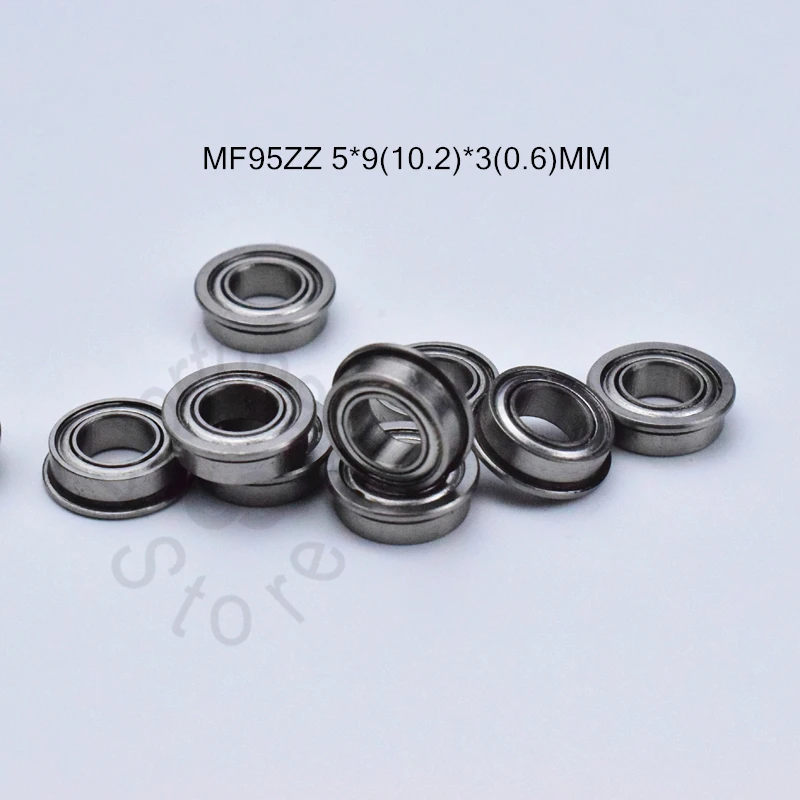 

MF95ZZ 5*9(10.2)*3(0.6)MM 10pieces Precision:ABEC-5 Flange bearings Free shipping chrome steel bearing MF95ZZ DDLF-950ZZ