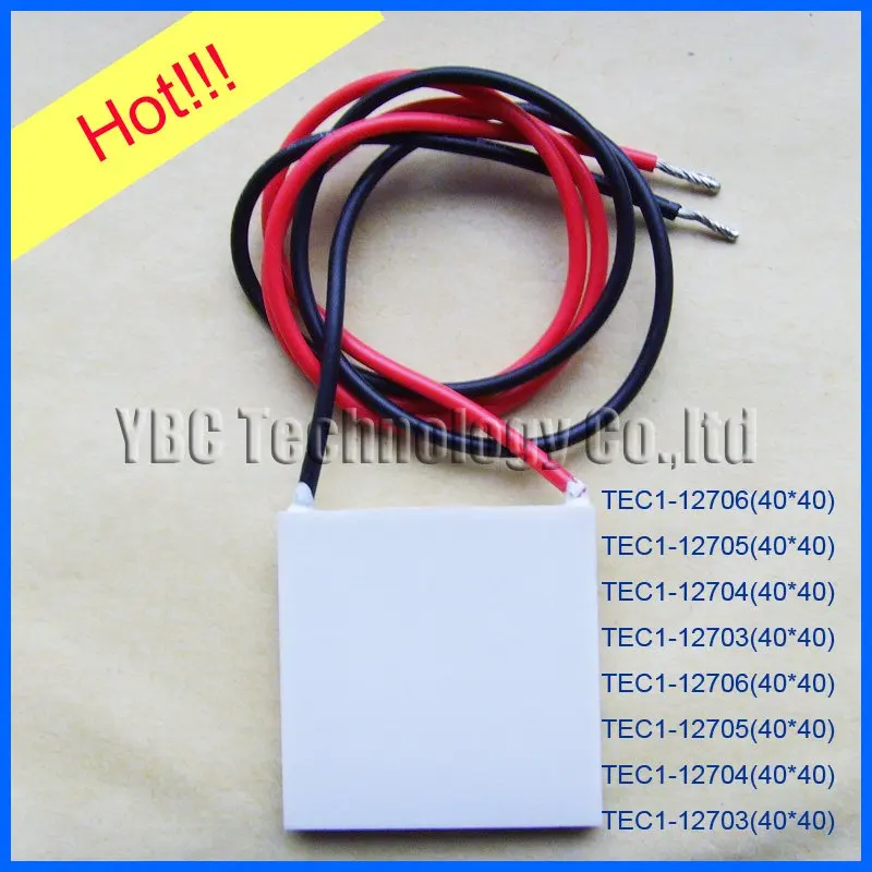 10pcs/lot TEC1-12703 Thermoelectric Cooler Peltier 40*40*3.6mm TEC1 12703