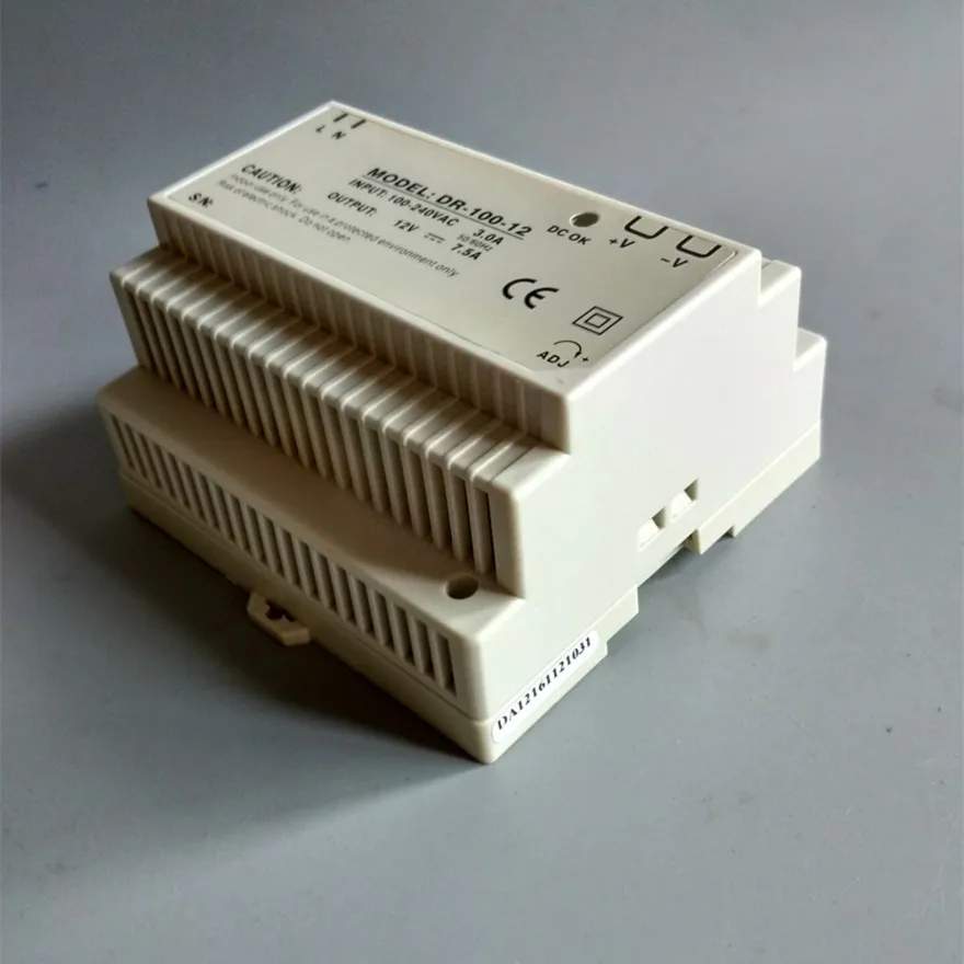 CHUX  DR DC Power Supply 100W 12V Dc DR-100-12 Din Rail Type  Switching Power Supply For Led Driver