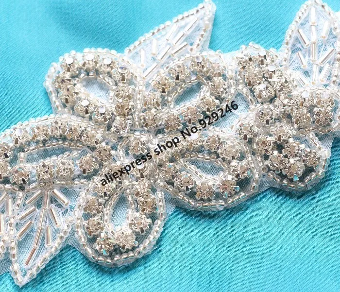 20pc/pack wholesale flower leaf crystal rhinestone for bridal dress decoration hotfix stone trims for garment hat bags accessory