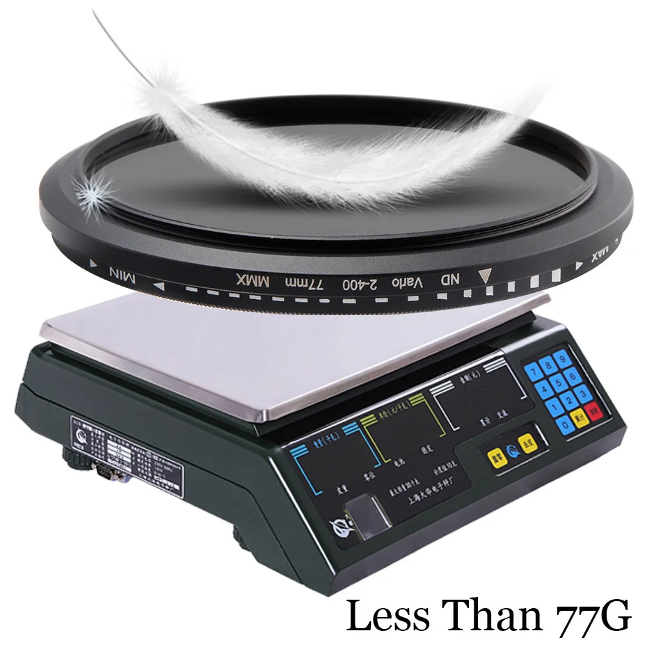 Camera Filter Optical Glass ND2-400 Neutral Density Fader Variable ND Filters Adjustable 30mm 37mm 40.5mm 43mm 49mm Universal ND