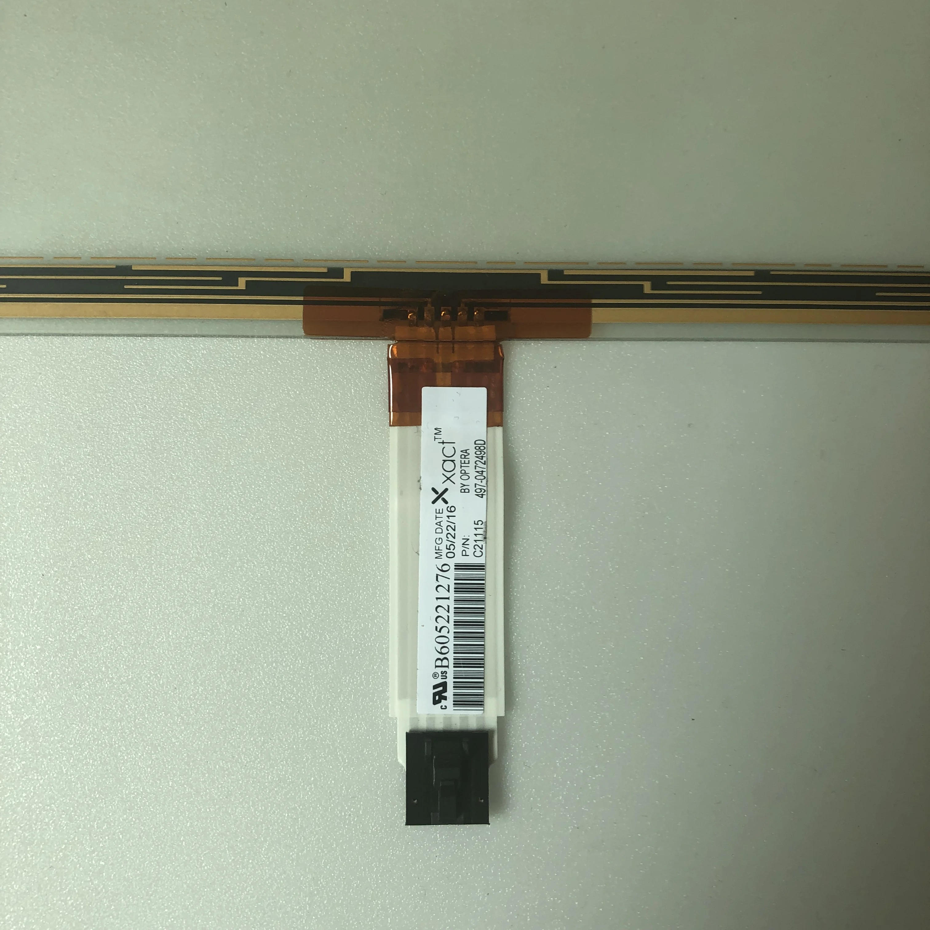 497- 0472498 D 12,1 polegadas tela sensível ao toque original de 5 fios