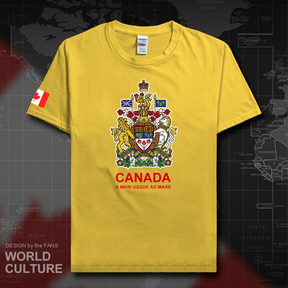 Canada Canadians t shirt men jerseys 2018 new t-shirts 100% cotton nation team fans sporting tops tees gyms clothing homme CA 20