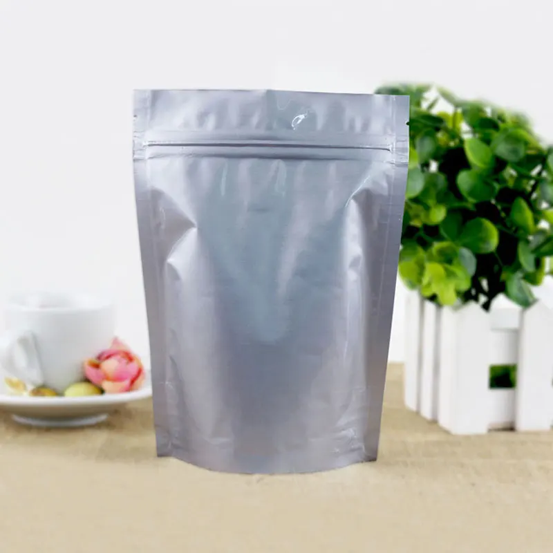 

500pcs 14x19+4cm Foil Stand Up Ziplock Bags Clear Plastic Bags Pe Zip Lock Bag For Cloth/food/gift/Jewelry Packaging Display Bag