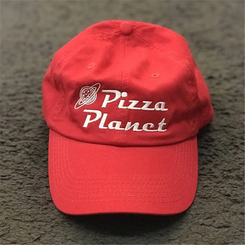 New Pizza Planet Hat Baseball Cap For Women and Man Dad Hat Summer Sun Pizza Cotton Snapback Embroidery Sport Cap Casual Brand