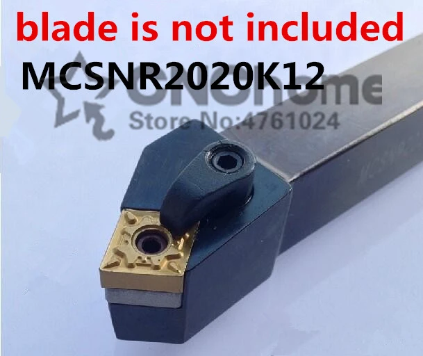 MCSNR2020K12 CNC Turning Tool Holder External Turning Tool Metal Lathe Cutting Tools MCSNR/L type