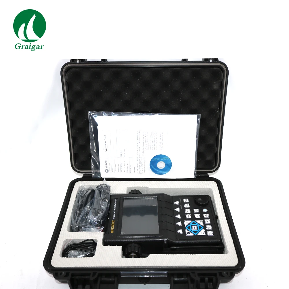 MFD800C Digital Portable Ultrasonic Flaw Detector with Semiautomatic two point calibration