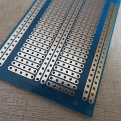 3ピース/ロットfr-4 4.8 × 13.3センチdiyユニバーサルveroboard pcbプラティーヌヘッドシェルブレッドボードグラスファイバー回路ベロ基板プロトタイプ錫