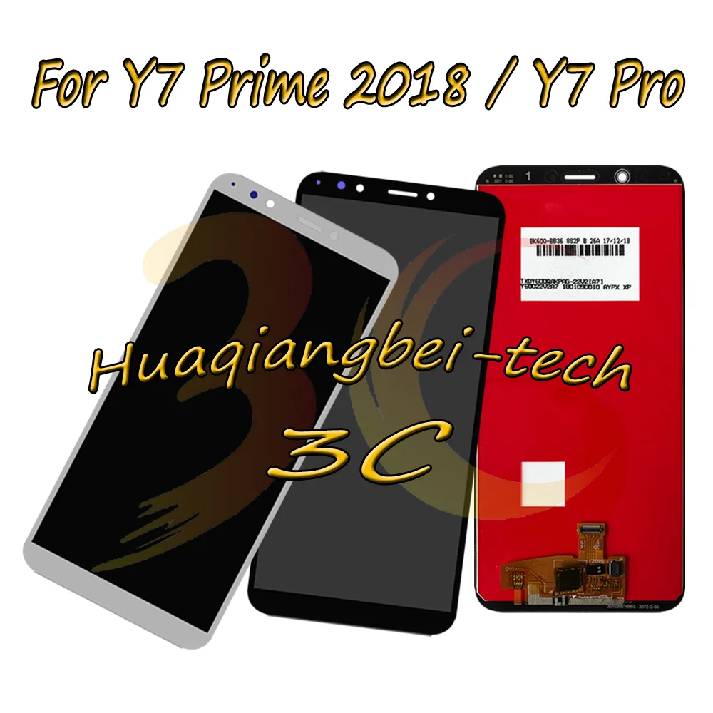 

New For Huawei Y7 2018 / Y7 Pro 2018 / Y7 Prime 2018 LDN-LX1 / LDN-L21 LCD DIsplay Touch Screen Digitizer Assembly 100% Tested