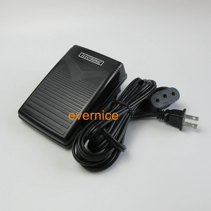 FOOT CONTROL PEDAL w Cord for Singer 401, 404, 411, 431, 1200-1.#196131 110-120V MAX 1.4A