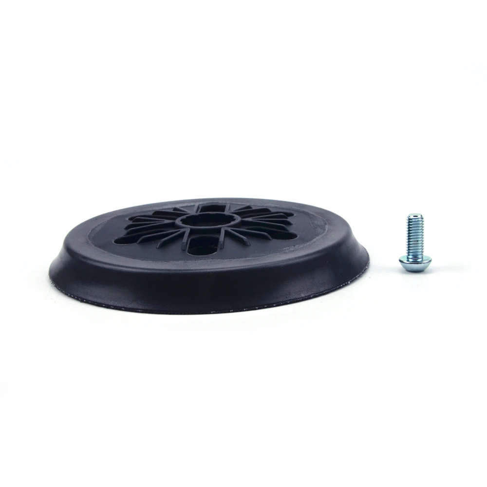 POLIWELL 6 inch 150mm 6 Holes Hook and Loop M8 Backing Pads Sanding Disc Back Plate for Electric Grinder Power Tools Accessories