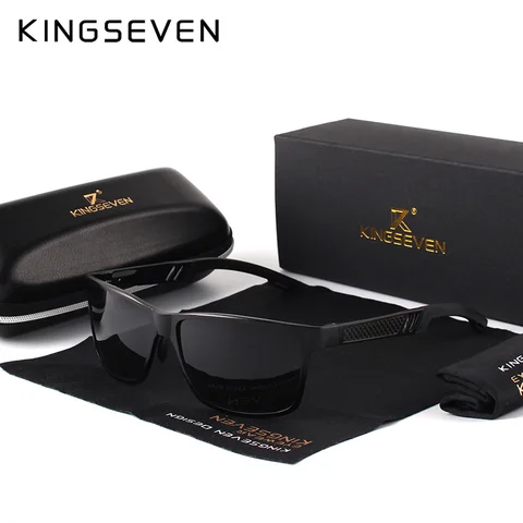 KINGSEVEN Поляризованные солнцезащитные очки из алюминия  для мужчин