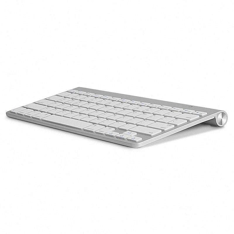 

Universal Ultra-Slim Mute Keys Bluetooth Keyboard for Tablets and Smartphones Wireless Keyboard Apple Style IOS Android WIN