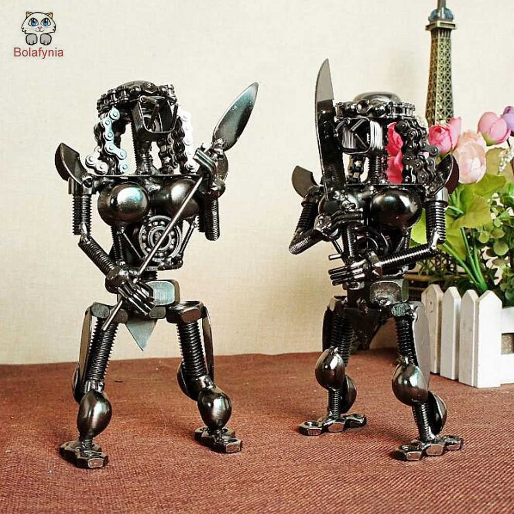 BOLAFYNIA Beast Iron Warrior Robot model toy children toy for Christmas birthday gift crafts