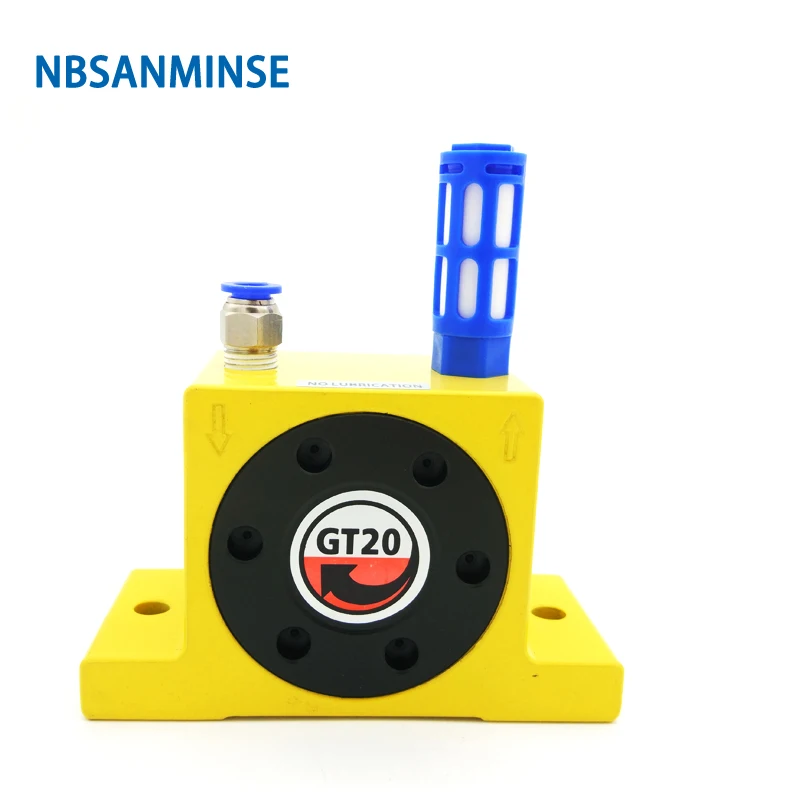 GT 32 36 40 48 60 Pneumatic Turbine Air Vibrator Silo For Food Feeder and Pharmaceutical Industries Pneumatic Hammer NBSANMINSE