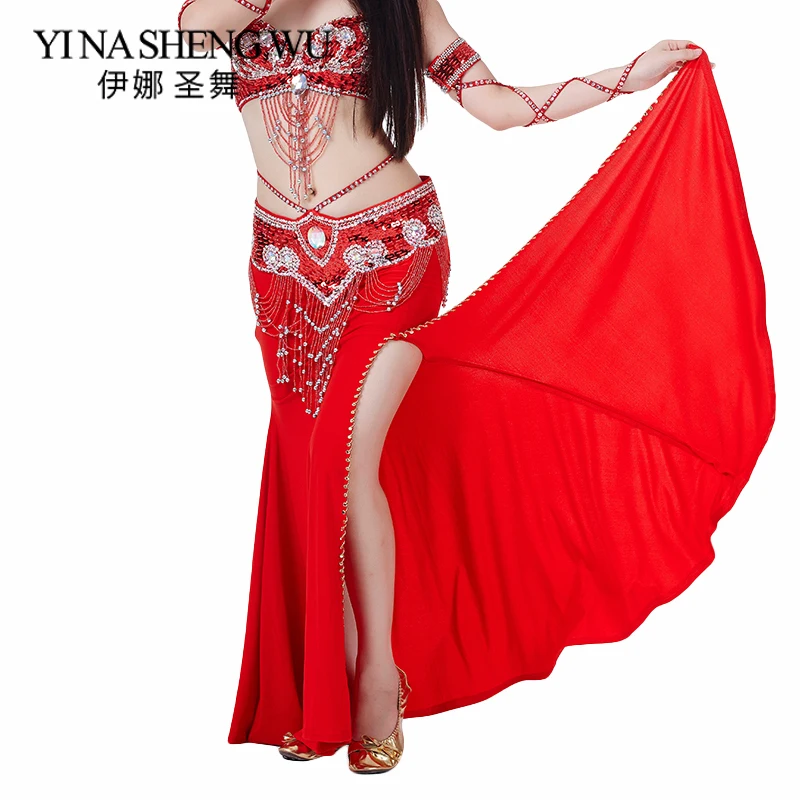 New Belly Dance Skirts Lady Indian Dance Dress Sexy Women Belly dancing Gypsy Skirt Belly Dance Professional Performance Skirt