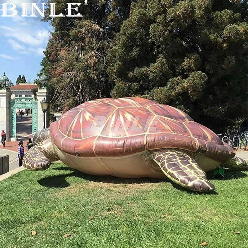 Hängende aufblasbare Meeres schildkröte des Aquariums mit LED-Lichtern für aufblasbare Meeres tiers imulation