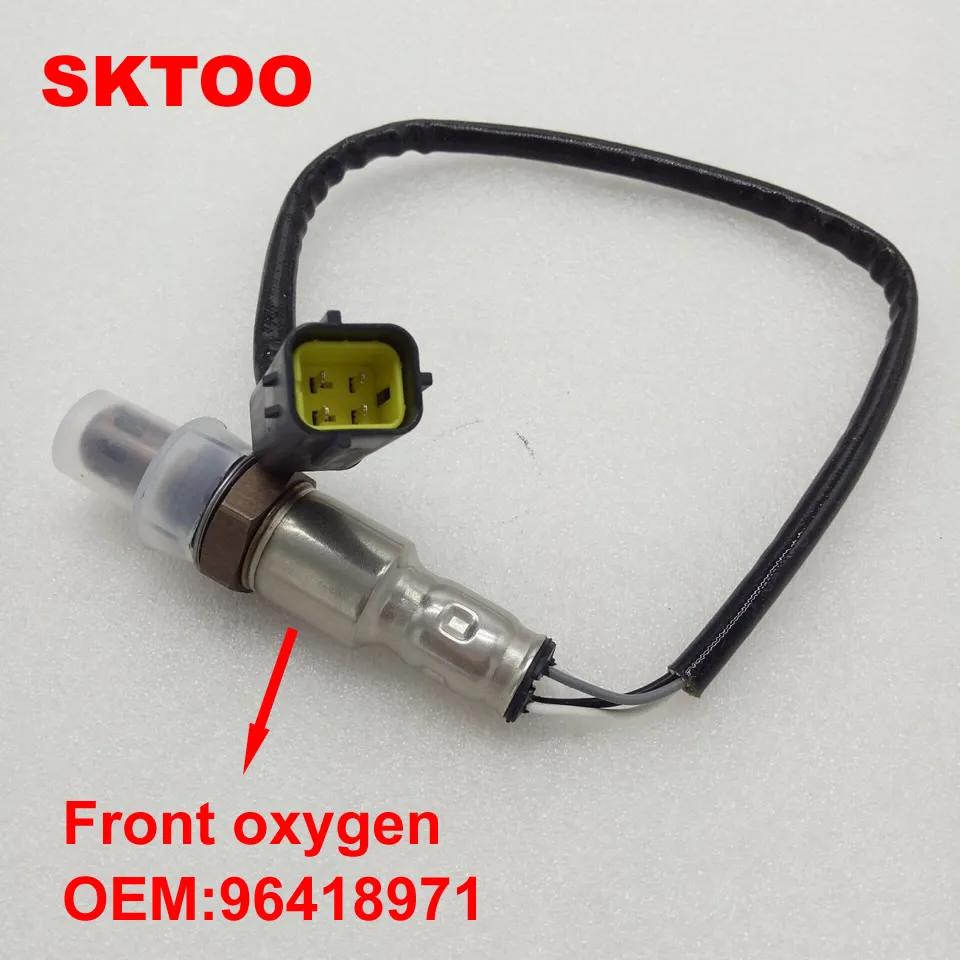 SKTOO 2PCS For 2008 2010 models Chevrolet Captiva 2.4L oxygen sensor front oxygen 96418971 rear oxygen 96415640