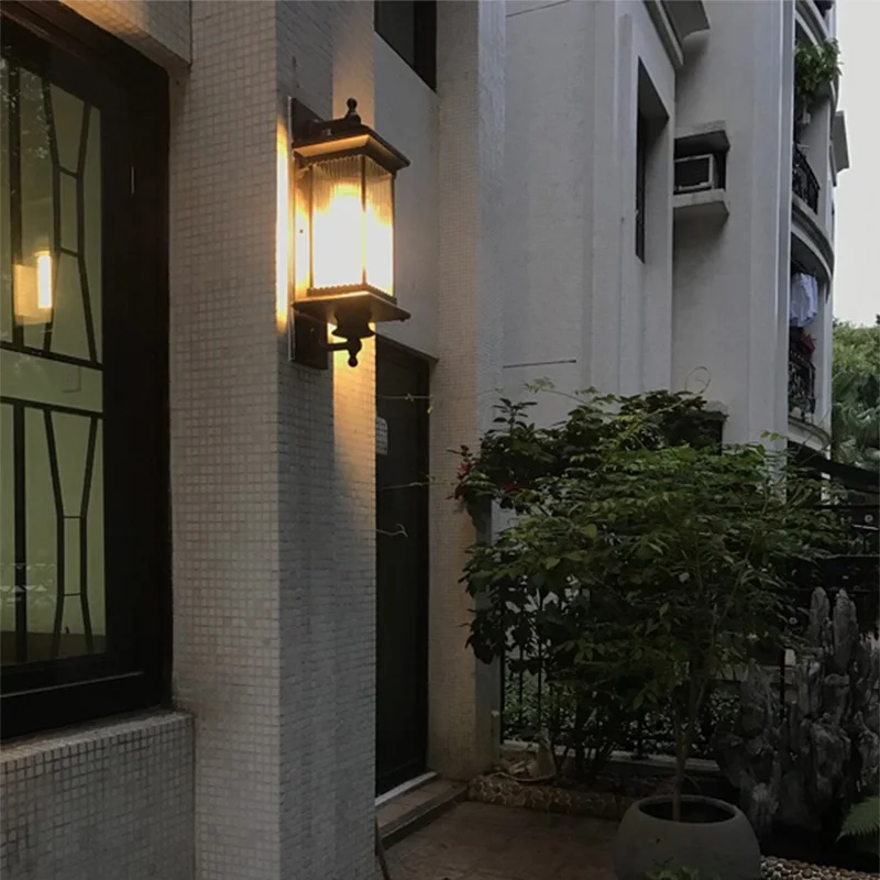 Retro Waterproof Outdoor Lighting Wall Lamps Garden Corridor Exterior Wall Residential Buitenverlichting