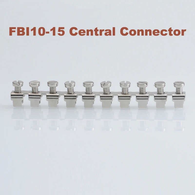 Bande de connexion centrale de court-Circuit, connecteur Central FBI10-15, pour UK35N UK35B Bornier, raccords de bornier sur Rail Din, 1 pièce