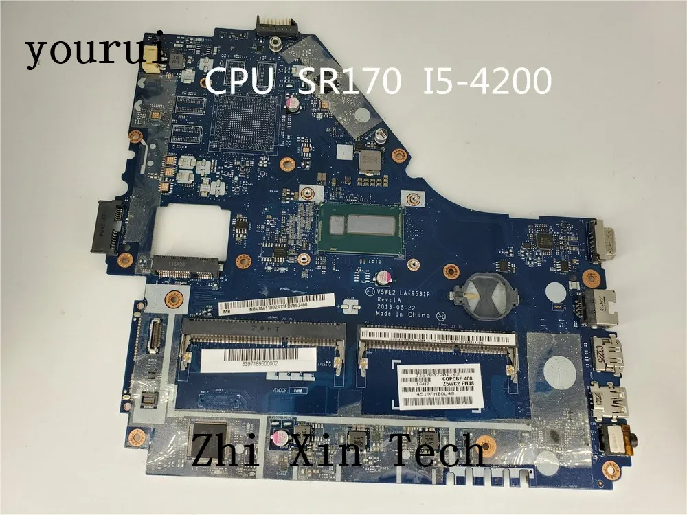 

yourui NBV8M11002 NB.V8M11.002 V5WE2 LA-9531P Main board For Acer Aspire E1-572 E1-572G Laptop Motherboard i5-4200u CPU DDR3