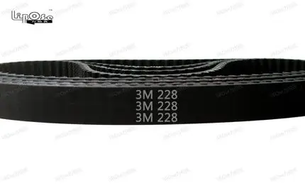 

10 pieces 228 HTD3M timing belt length 228mm width 9mm 76 teeth rubber closed-loop 228-3M-9 S3M 3M 9 pulley for CNC machine