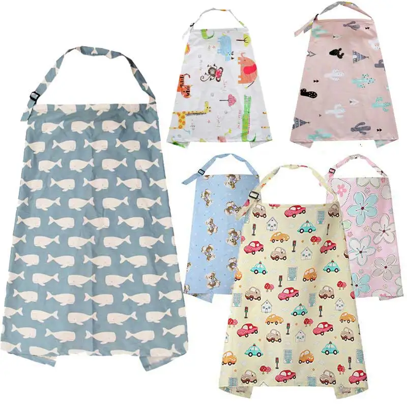 Breathable Baby Feeding Nursing Covers Mum Breastfeeding Nursing Poncho Cover Up Adjustable Privacy Apron Outdoors Nursing Cloth