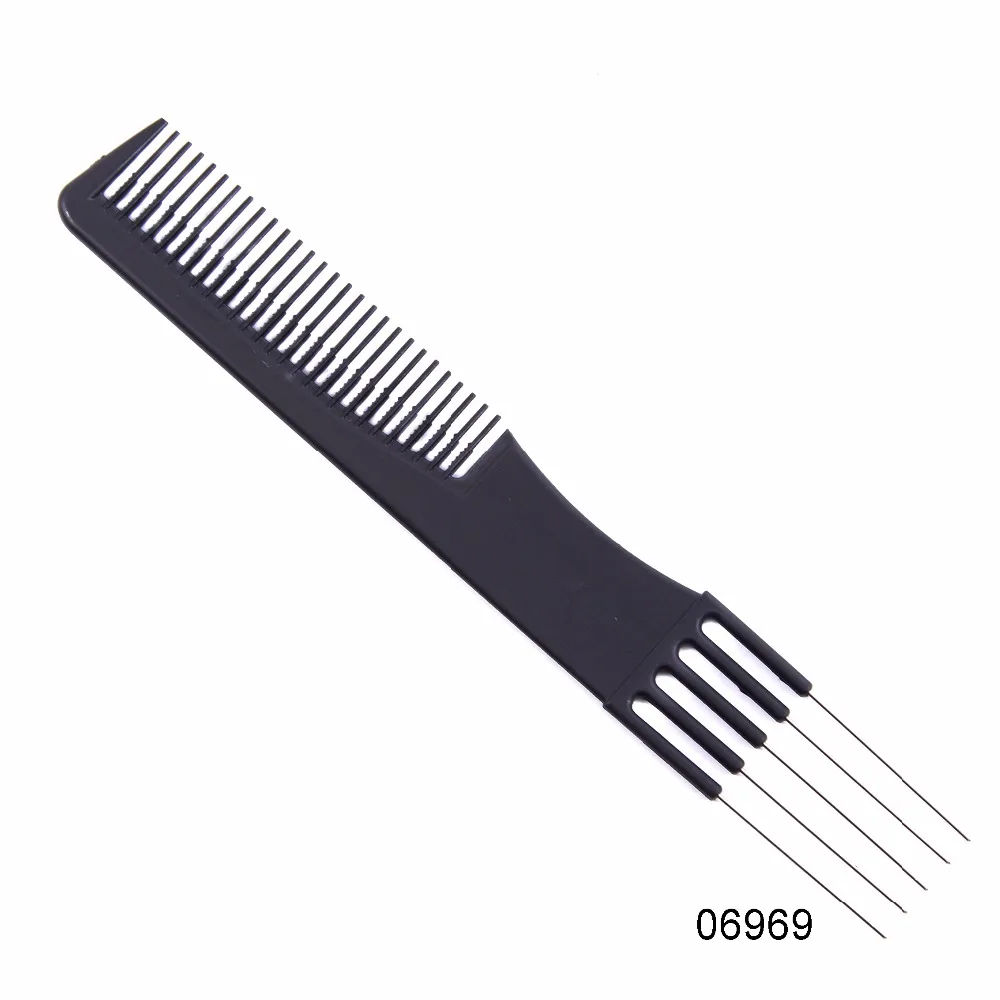 1 Pc Salon Heat Resistant Antistatic Comb Barbers Black Comb Anti Static Barber Brush Tool