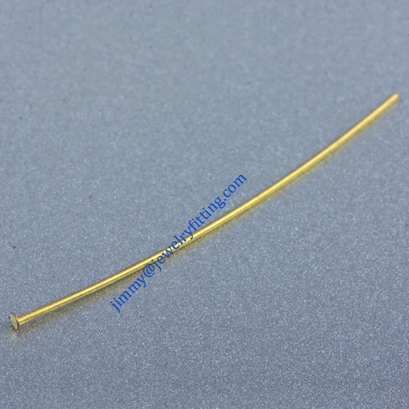 

Jewelry Making findings Raw brass metal Head Pins with flat end Scarf Pins jewellry findings 0.5*35mm shipping free