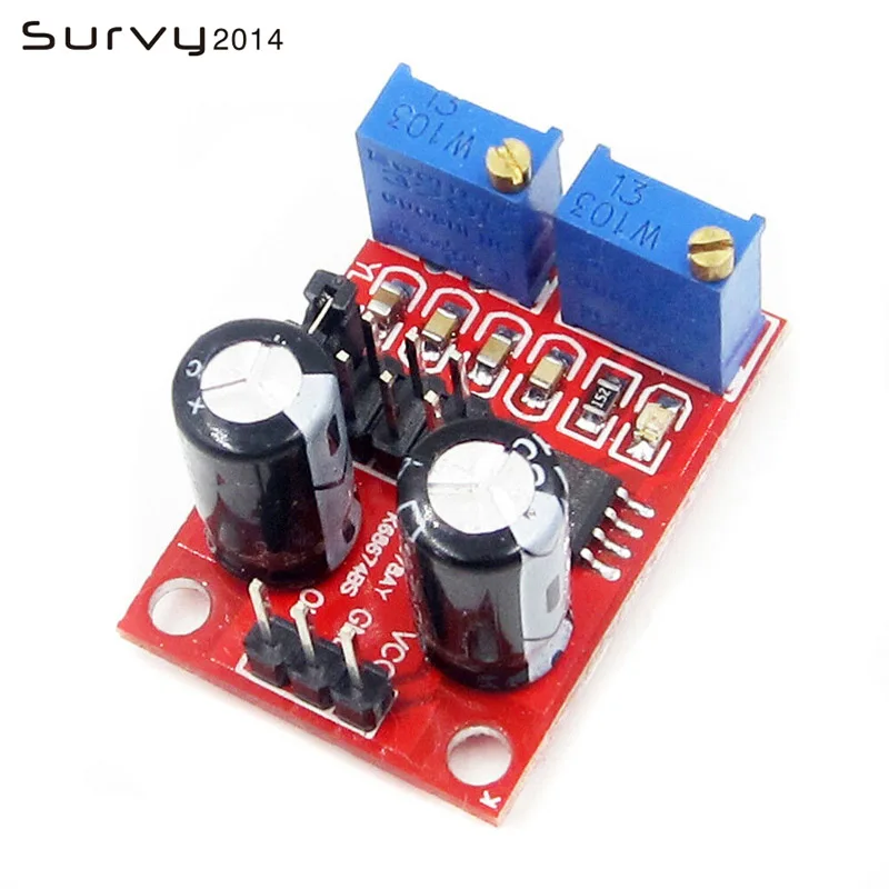 1PCS NE555 Pulse Frequency Duty Cycle Adjustable Module Square Wave Signal Generator for arduino