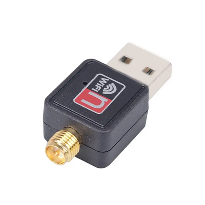 Mini WIFI WLAN Wireless Adapter USB Stick Dongle 300 Mbit USB 2.0 mit Antenne
