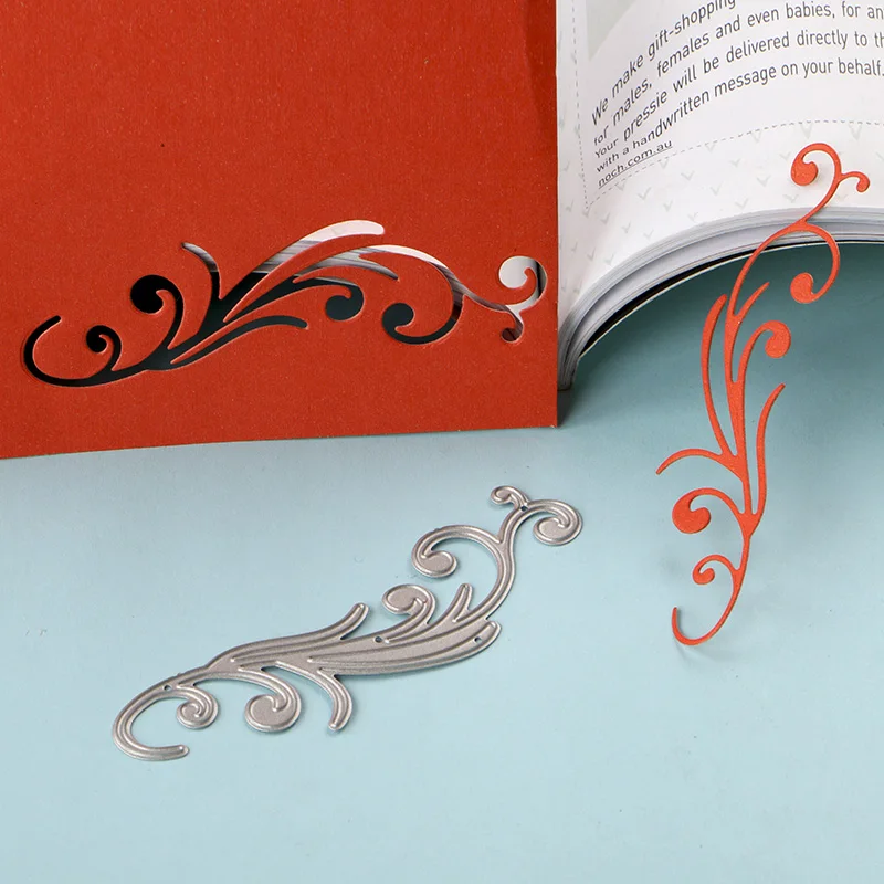 DUOFEN Stencils metal Cutting die European style vine borders for DIY craft projects Scrapbook Paper Album