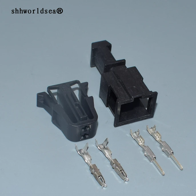 

shhworldsea 1.5mm 2pin for VW auto electrical plug 535972721 plastic cable male female connector 535 972 721535 972 731