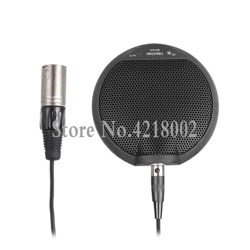 Pro Boundary Desktop Microphone Conference Meetings Teleconferencing and Voice XLR Phantom Power Mic Noise Echo Cancellation