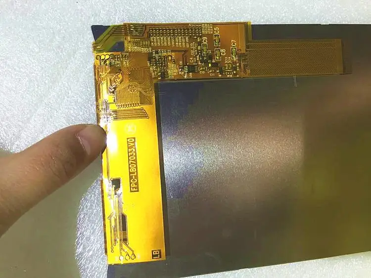 Frete grátis tela LCD original de 7 polegadas LB0733