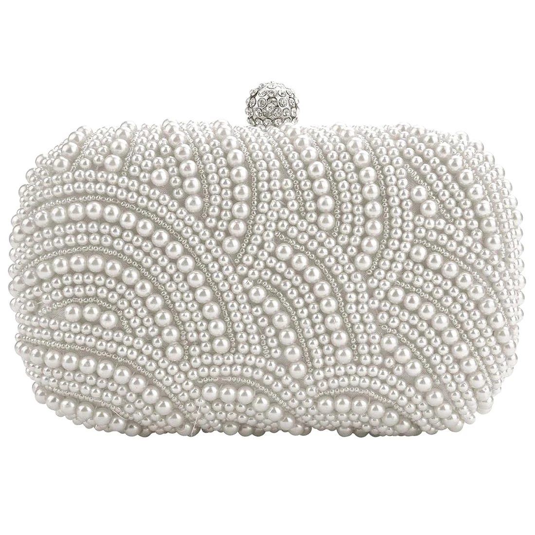 Fashion Clutch Bag Beaded Party Bridal Handbag Wedding Evening Purse