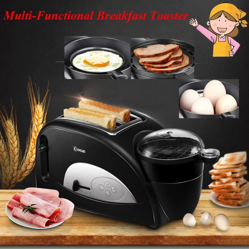 Household Breakfast Machine Toaster Multi-functional Toast Oven Machine with a Hard Boiled Egg Machine