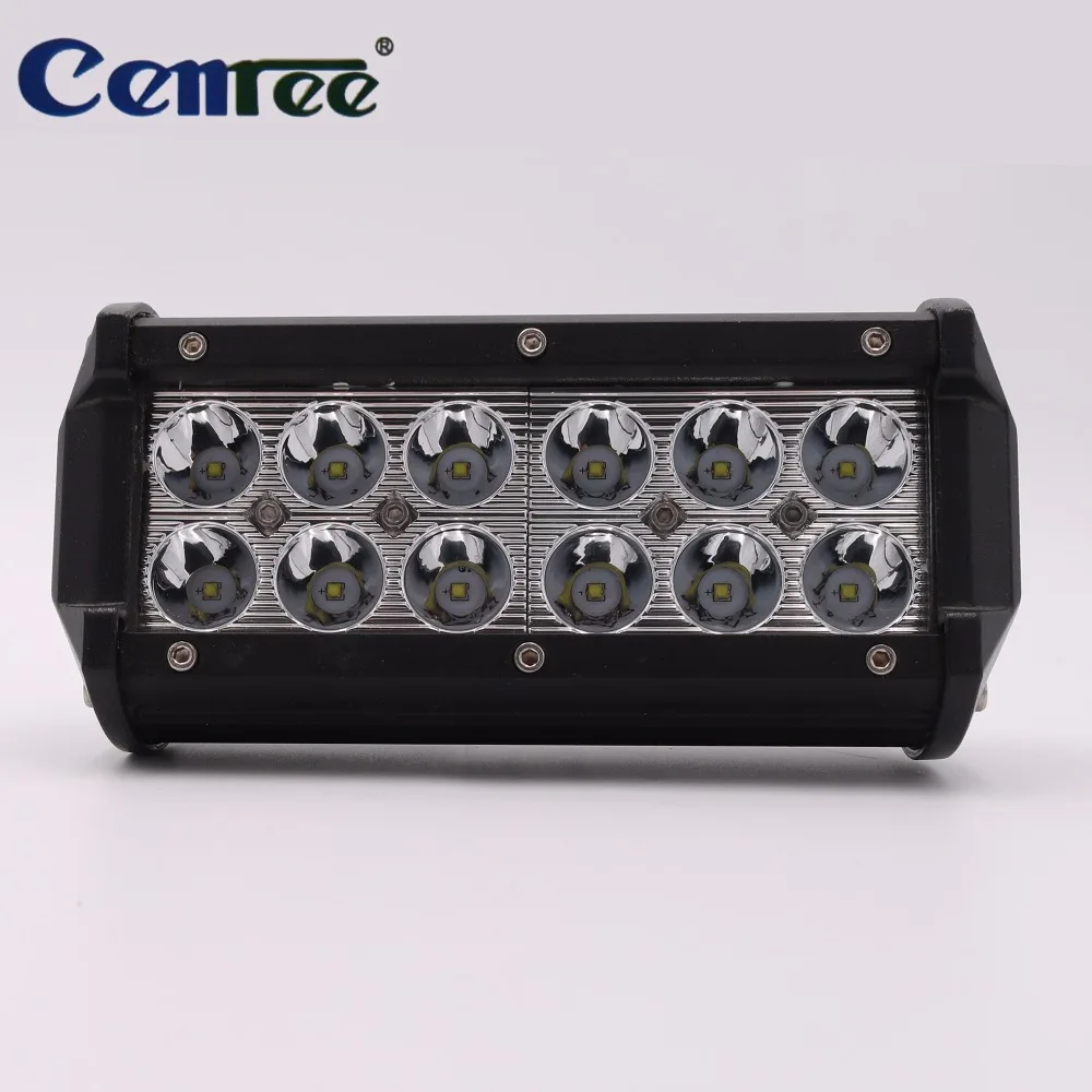 CENREE 1PCS 9-30V 36W LED Work Light Bar IP67 Waterproof Led Beams for Tractor Boat OffRoad 4WD 4x4 Truck SUV ATV