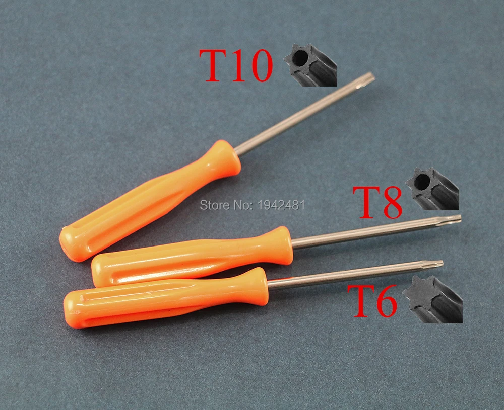 1pc sem fio controlador prático magro desmontagem t6 t8 t10 chave de fenda ferramenta diy torx driver para ps3 xbox360 xbox um