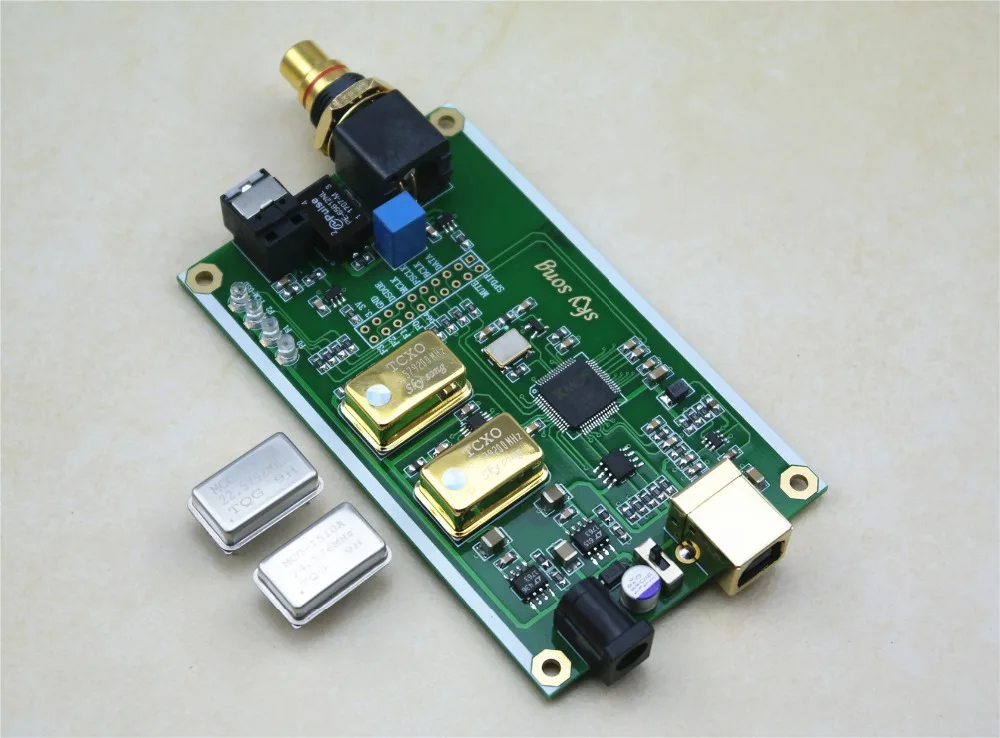 XMOS XU208 asynchronous USB coaxial optical fiber output digital interface IIS DSD256 SPDIF dop64