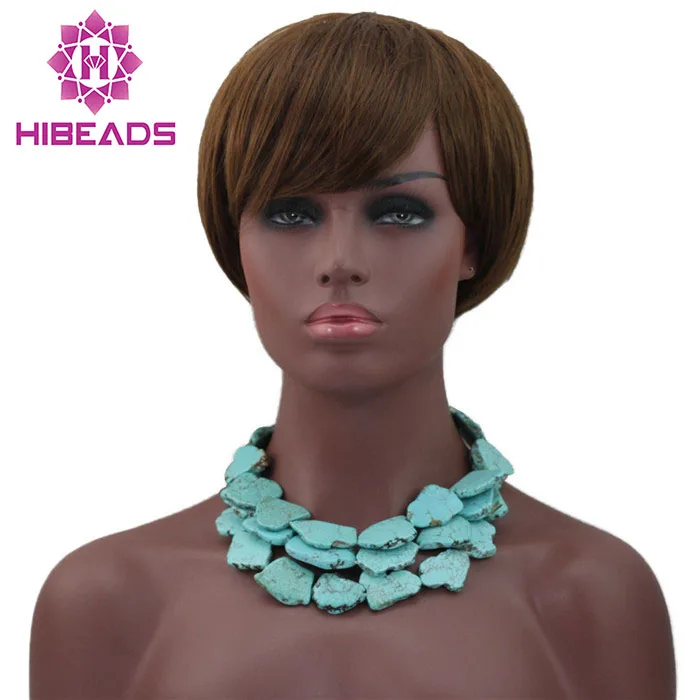 

2017 Blue Beads Necklace Chunky Long Statement Necklace Wholesale 3 Colors Party Necklace Women Free ShippingABL608