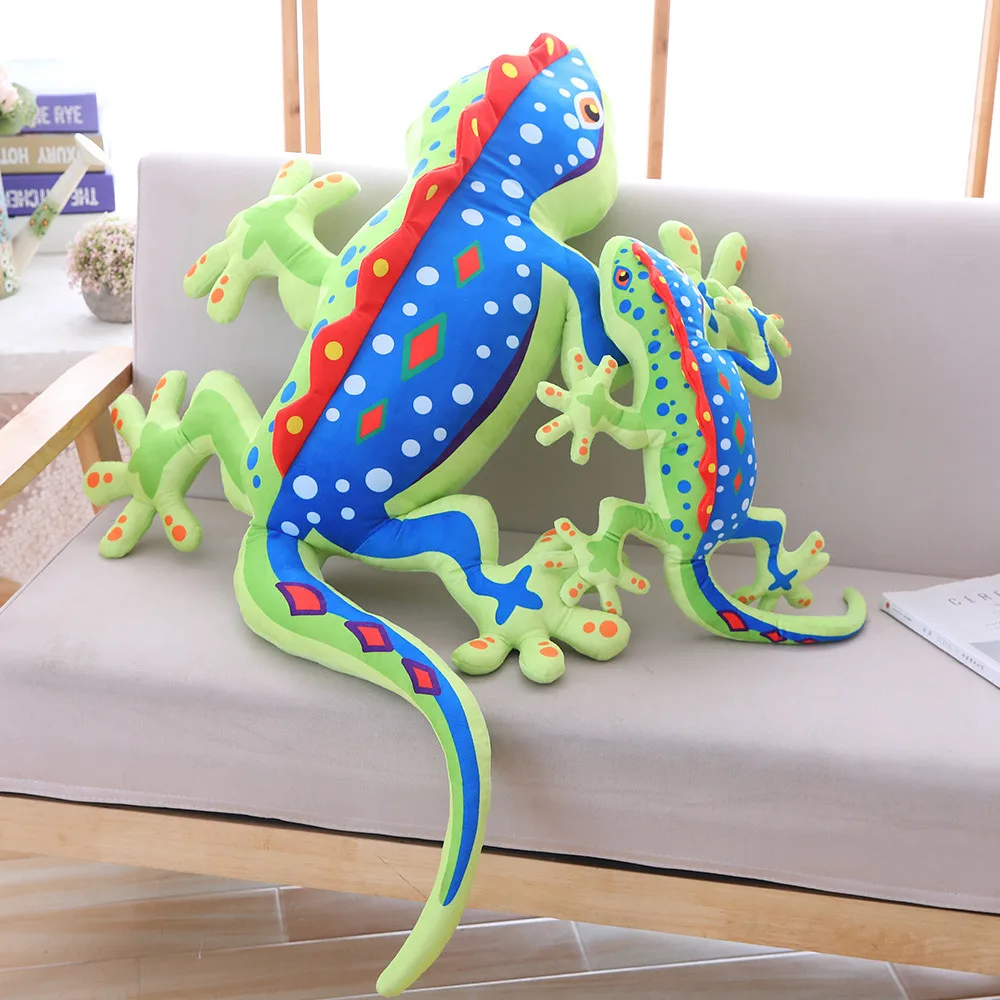 Soft Gecko Plush Toys Stuffed Animal Chameleon Lizard Appease Toy Soft Pillow Doll Gift Children Christmas gifts