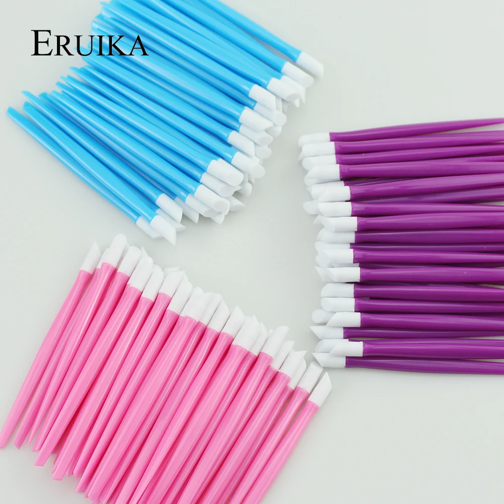 10pcs/pack Professional Nail Art Plastic Cuticle Pusher Removal Pedicure Nail File Manicure Nail Art Tools